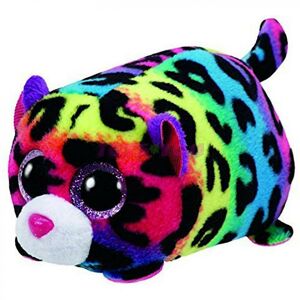 Meteor Teeny Ty si Flippables JELLY - farebný leopard 10 cm
