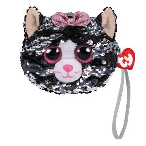 TY Meteor Fashion Sequins peňaženka KIKI - mačka 10 cm
