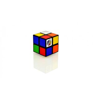 Teddies Rubikova kocka hlavolam 2x2 plast 4,5x4,5cm na karte