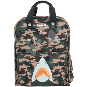 Školská taška batoh Backpack Amsterdam Large Camo Shark Jack Piers veľká ergonomická luxusné prevedenie od 6 rokov 36*29*13 cm