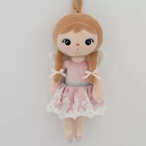 Bábika Anjelik ružová mini 30 cm