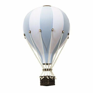 Dekoračný teplovzdušný balón - modrá - L-50cm x 30cm