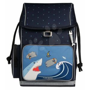Školský batoh veľký Ergomaxx Sharkie Jeune Premier ergonomický luxusné prevedenie 39*26 cm