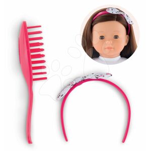 Čelenka s hrebeňom Hair Brush Set Pink Ma Corolle pre 36 cm bábiku od 4 rokov