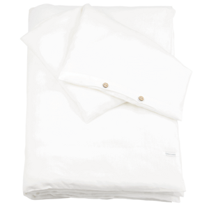 Ľanové obliečky Junior biela 100x135cm