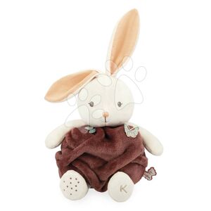 Plyšový zajačik Bubble of Love Rabbit Cinnamon Plume Kaloo hnedý 30 cm z jemného mäkkého materiálu v darčekovom balení od 0 mes