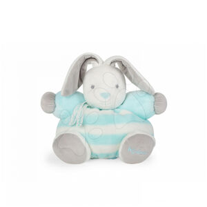 Kaloo plyšový zajačik bebe Pastel Chubby 25 cm 960082 tyrkysovo-krémový