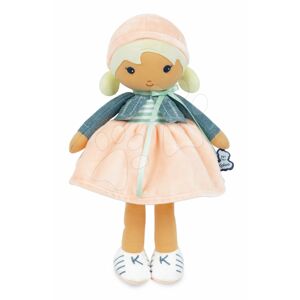 Bábika pre bábätká Chloe K Doll Tendresse Kaloo 25 cm v riflovom kabátiku z jemného textilu v darčekovom balení od 0 mes