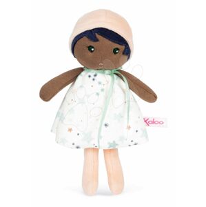 Bábika pre bábätká Manon K Doll Tendresse Kaloo 18 cm v hviezdičkových šatách z jemného textilu v darčekovom balení od 0 mes