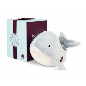 Plyšová veľryba Lollipop Whale Les Amis Kaloo šedá 19 cm z jemnej plyše v darčekovej krabičke od 0 mes