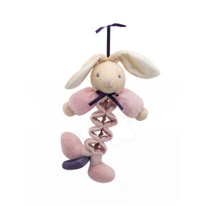 Kaloo plyšový zajačik Petite Rose-Zig Music Rabbit 969874 ružový