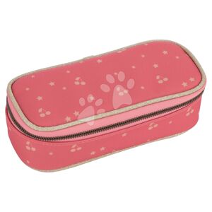 Školský peračník Pencil Box Cherry Glitter Pink Jeune Premier ergonomický luxusné prevedenie 22*7 cm