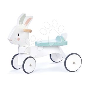 Drevené odrážadlo bežiaci zajac Running Rabbit Ride on Tender Leaf Toys s funkčným predným riadením od 18 mes